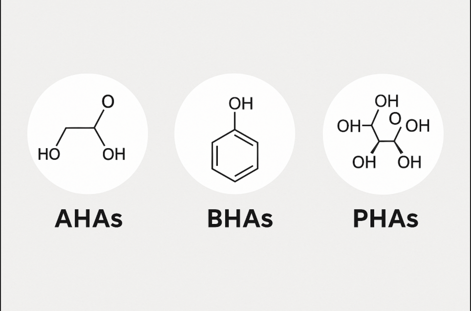 The Science Behind Next-Generation Exfoliants: AHAs, BHAs, and PHAs