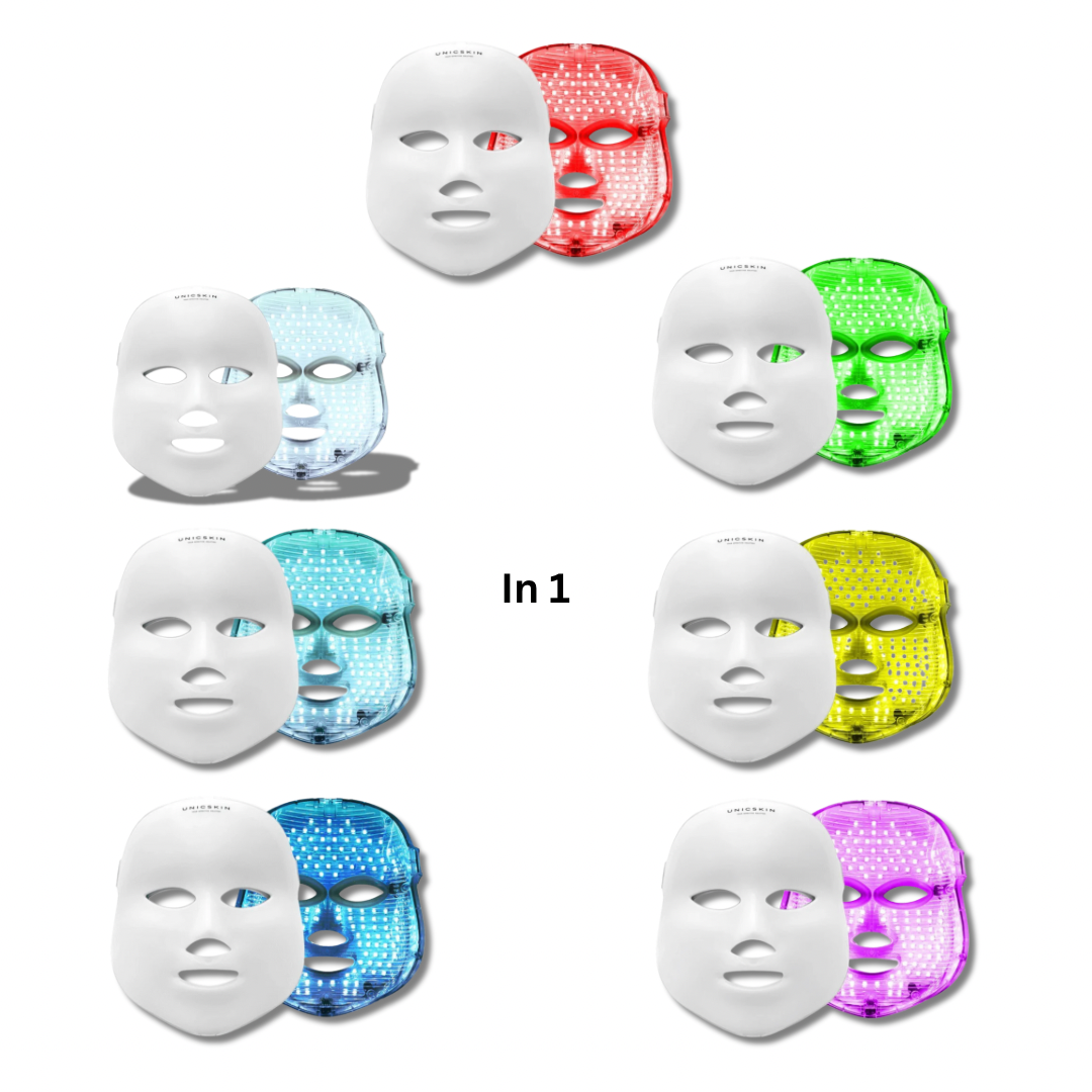 UNICskin Korean LED Mask - Advanced LED Therapy for Acne, Hyperpigmentation & Aging