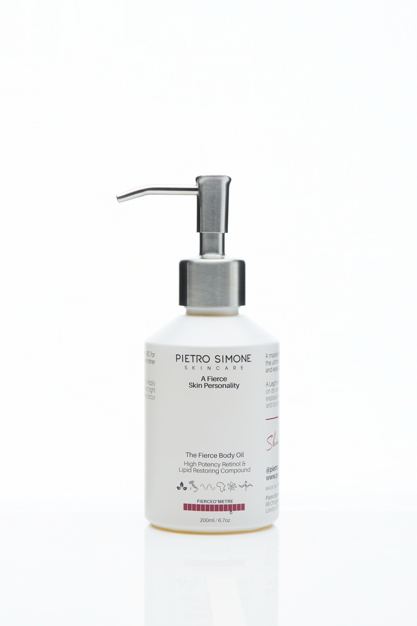 The Fierce Body Oil - Hydrating and firming skin treatment for smooth, radiant skin.