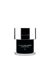 A black and silver Adverto Beauty jar labeled "UNICA+ 72h HYDRO+ SPF15 - Ultra Hydrating Cream For Healthy, Youthful Skin" provides long-lasting moisture, displayed on a white background.